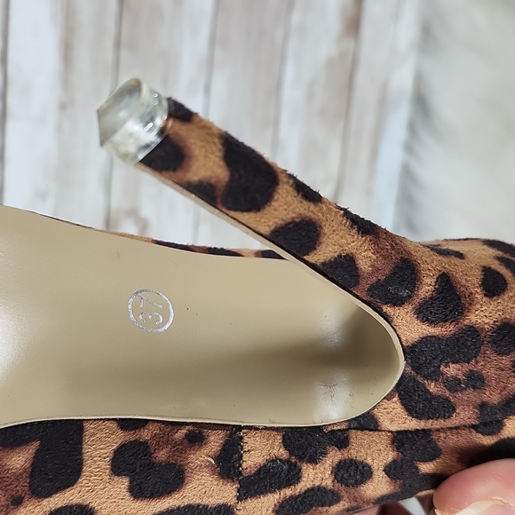 LALA IKAI, Brown Leopard heels, Size 37 - Picture 7 of 9